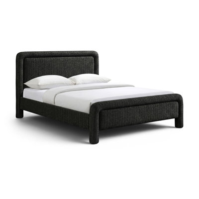 Terrey Fabric With Interwoven Chenille Upholstered Bed