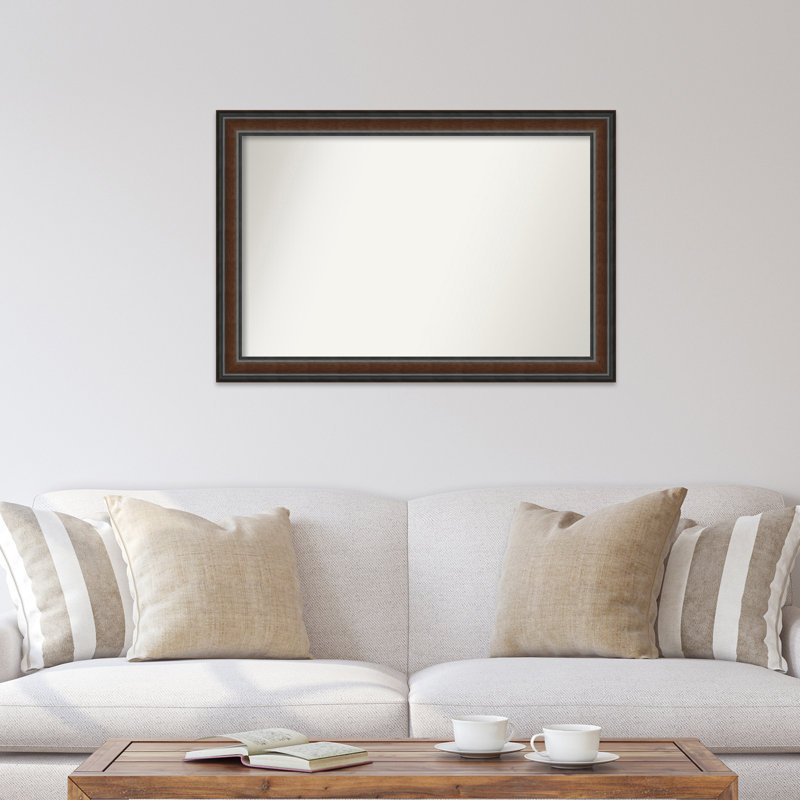 Halcott Solid Wood Rectangle Wall Mirror, 41" H x 28" W