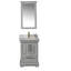 Ensemble de meuble-lavabo simple l 23,6 po avec miroir Claudino-1308121661