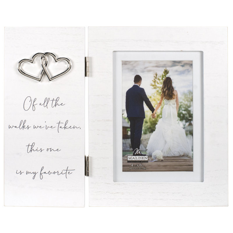 White Matte Picture Frame with Mat