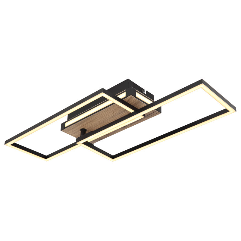 Crystalle Aluminium LED Flush Mount