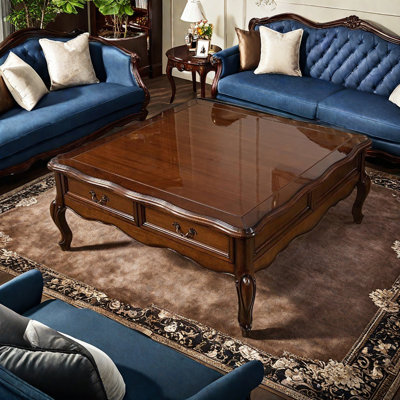 American solid wood baked lacquer tea