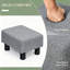 Repose-pieds rectangulaire, petit tabouret, repose-pieds confortable (seulement)