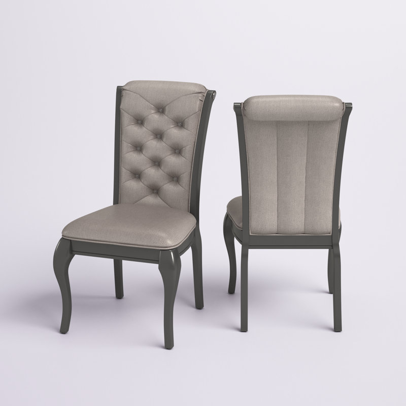 Chaise d'appoint Didcot, Noir, Gris gris