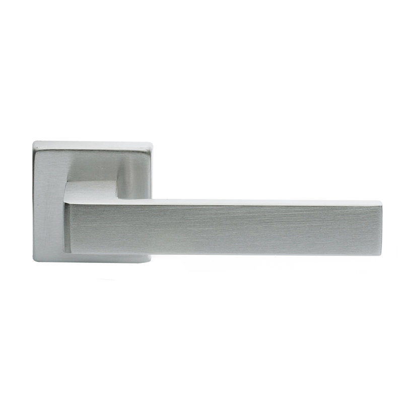 Techna Latch Door Handle, Stain Chrome