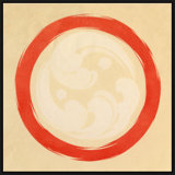 Zen Circle In Red Giclee On Canvas by Soicher Marin Archives