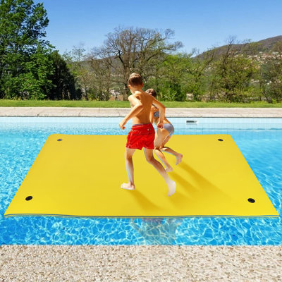 3 Layer Floating Water Mat, Floating Water Pad, Lily Pad for Lake River Ocean Boating