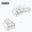 Ensemble de canapé rembourré Cozy-1692226097