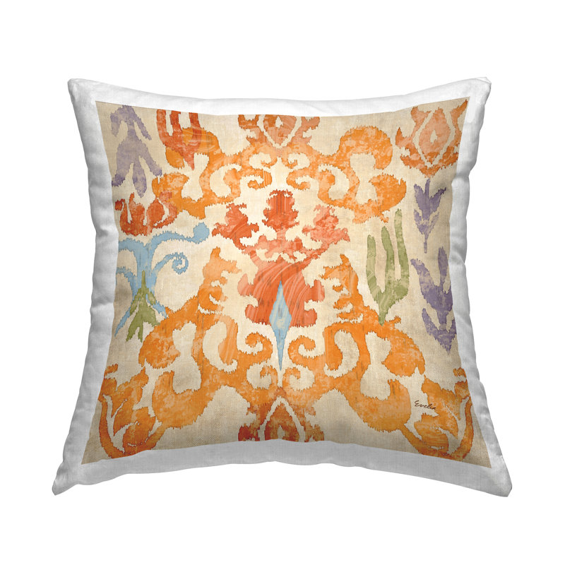 Damask Throw Pillow