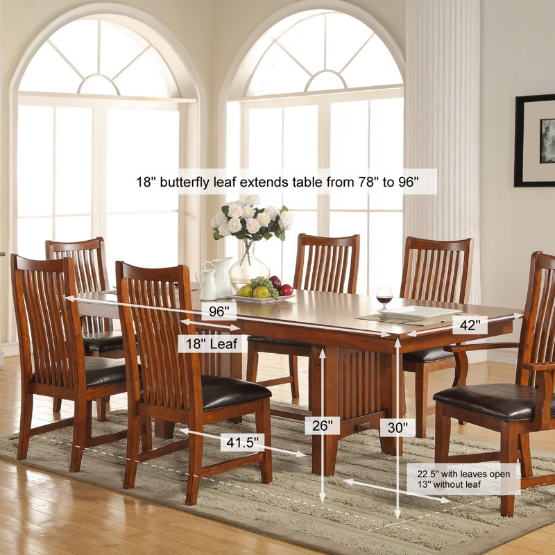 Isadore Extendable Solid Wood Dining Table
