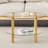 Round Coffee Table With Floor Shelf-753631998
