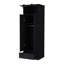 Armoire à double porte et 1 tiroir noir-1876862198