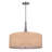 Ryler 3 Light Chandelier With Cork And Brushed Nickel Finish And Cork Shade