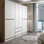 Modern Wardrobe with Numerous Shelves, Dore Color, 109.4 x 81.9 x 20.5 inches | 100% Melamine Coated Particle Board, Thickness: 0.7 inches | Stylish & Functional Storage Solution for Home & Office