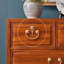 Armoire d'appoint en bois massif de style rétro