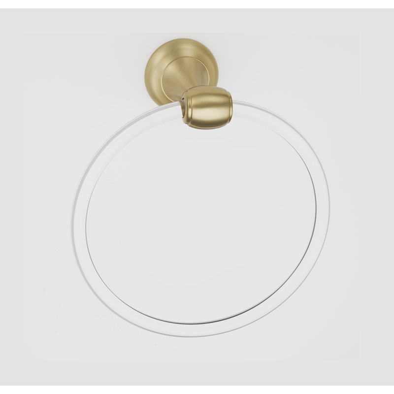 Towel Ring, Satin Brass