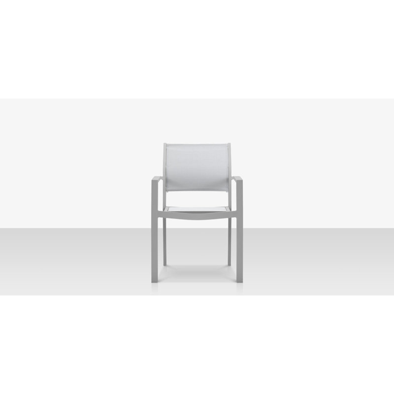 Chaise de salle à manger Fusion, Gris nuageux, Argent Kessler