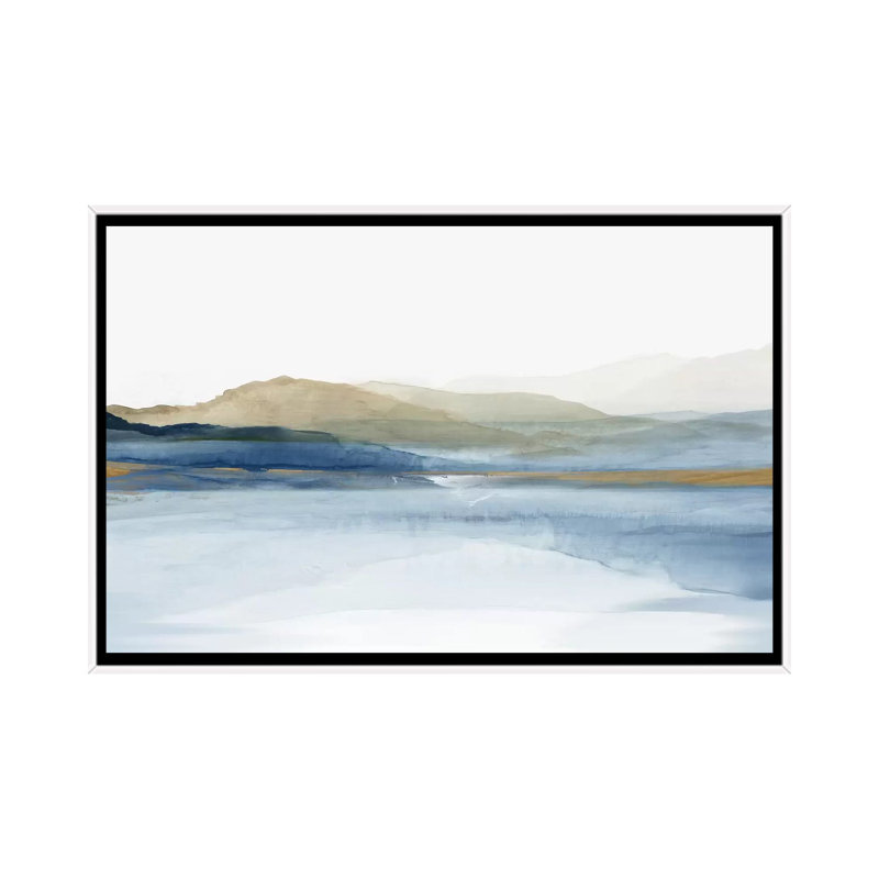 " Luminosity " by Allison Pearce, Picture Framed Canvas, White, 40" H x 60" W
