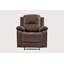 Fauteuil inclinable manuel berçant standard de 35 po de largeur-594094806