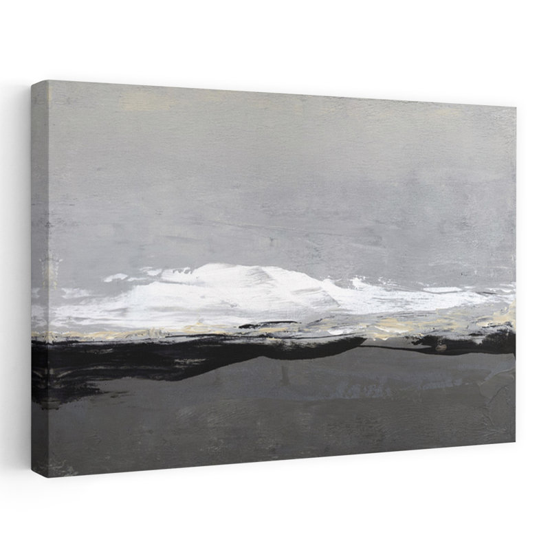 Art contemporain, paysage contemporain minimaliste abstrait, art naturel, H 24 po x l 36 po