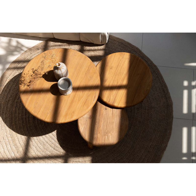 Jimmie Outdoor Patio Table, 40cm H x 60cm L x 60cm W
