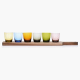 Latitude Run® Colourful 2 Oz Shot Glasses With Flight Board