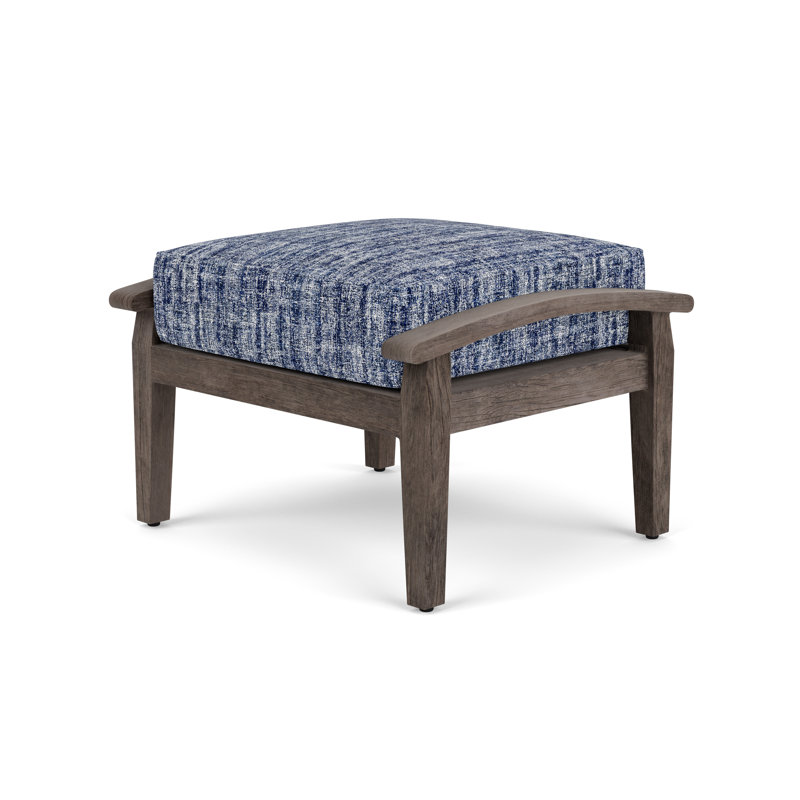 Frontier Outdoor Ottoman, Visions Cobalt