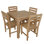 Kratz Outdoor 5 - Piece Teak Dining Set