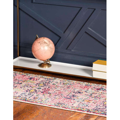 Ector Washable Abstract Indoor Rug