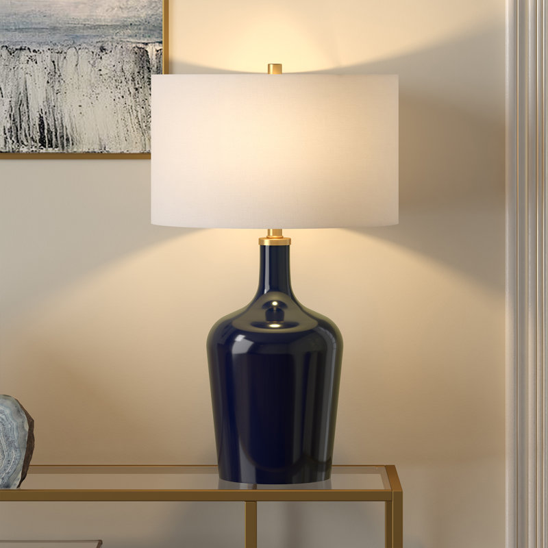 Kylematthew Table Lamp, Navy Blue