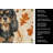 Black and Tan Cavalier Spaniel Heirloom Fall Kitchen Towel-1218231393