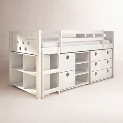 Abey Twin Loft Bed with Storage