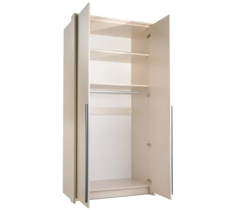 Bonis Manufactured Wood Wardrobe, White