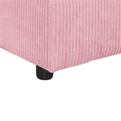 Canapé modulaire réversible d'angle avec repose-pieds