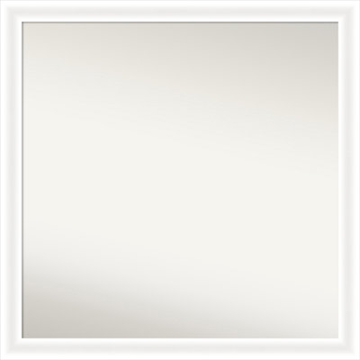 Oliver Narrow Non-Beveled Wood Framed Wall Mirror