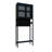 Toilet Storage Rack, Independent Bathroom, Laundry Room, Space Saving,Black