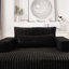 Méridienne éponge en velours côtelé de 75 pouces, sans assemblage requis, fauteuil-lit moderne moelleux pour la chambre à coucher du salon intérieur-1742652968