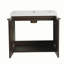 Armoire de salle de bain 24 po avec bol en résine, porte, installation flottante, convient aux petites salles de bain