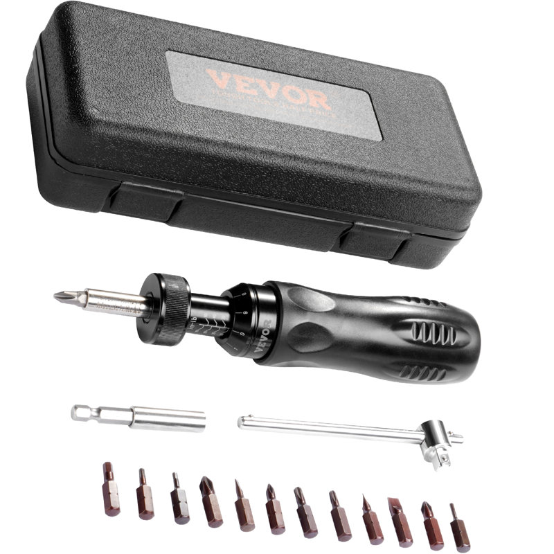 VEVOR Torque Screwdriver, 1/4" Drive Screwdriver Torque Wrench, Electrician Torque Screwdriver