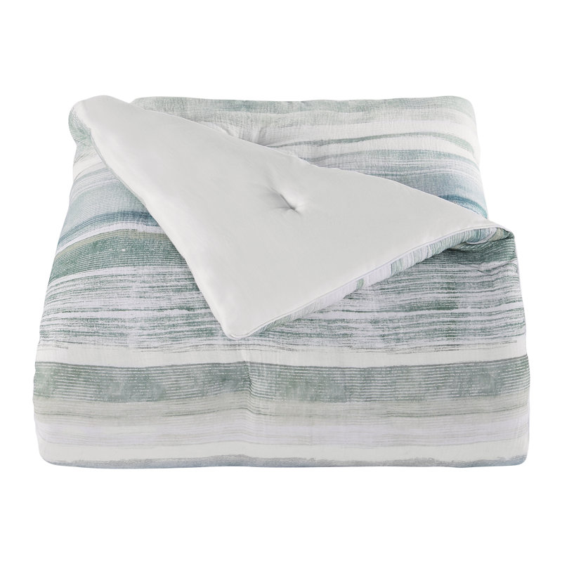 SURF PLEIN / REINE 3PC. ENSEMBLE COMFONTER, Full/Queen Comforter + 3 Shams