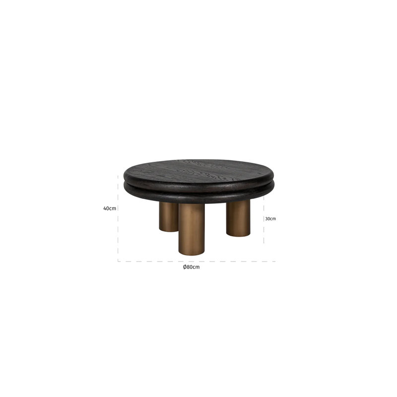 Macaron Solid Wood Coffee Table