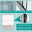 56"-60" W X 58" H Double Sliding Bathtub Shower Door, Semi-Frameless Bypass Tub Door, 1/4" (6Mm) Tempered Glass With Explosion-Proof Film, Adjustable Aluminum Alloy Frame-123404346