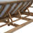 Farmhouse-Styled Wooden Outdoor Sunbed For Ultimate Relaxation Outdoor Daybed Seating 2 People For Poolside, Garden And Backyard