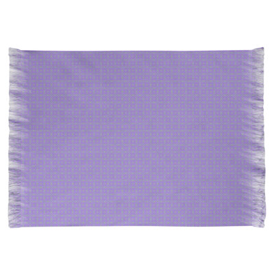 Tapis mauve à motif de napperon Mcguigan
