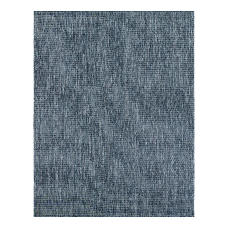Tapis bleu Avaughn, Bleu, Rectangle 7 pi 10 po x 10 pi