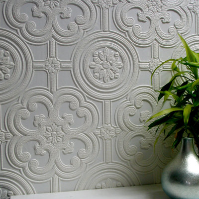 Jahlissa 33' x 20.5" 3D Embossed Wallpaper Roll