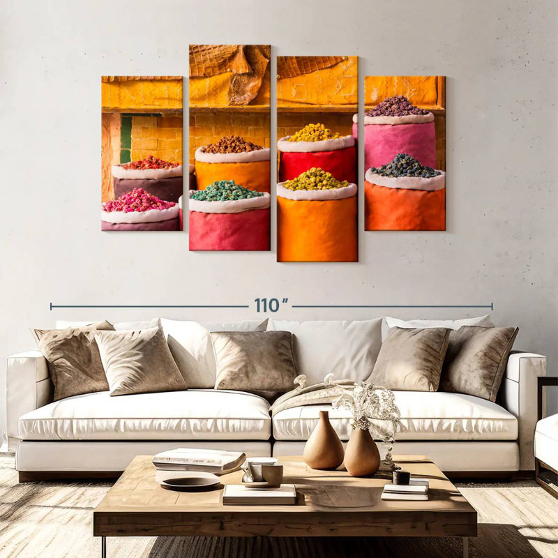 Yarlin Marrakesh Spice Souk, 54" H x 84" W