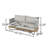 Louie Outdoor Acacia Wood Rope Woven Conversation Set-458980614-447937026