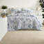 Luxury Cotton Sateen Bedding Set, Botanical Design, Full