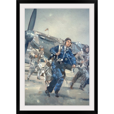 «Azzurro Scramble for the Skies» par Peter Miller, reproduction d'art